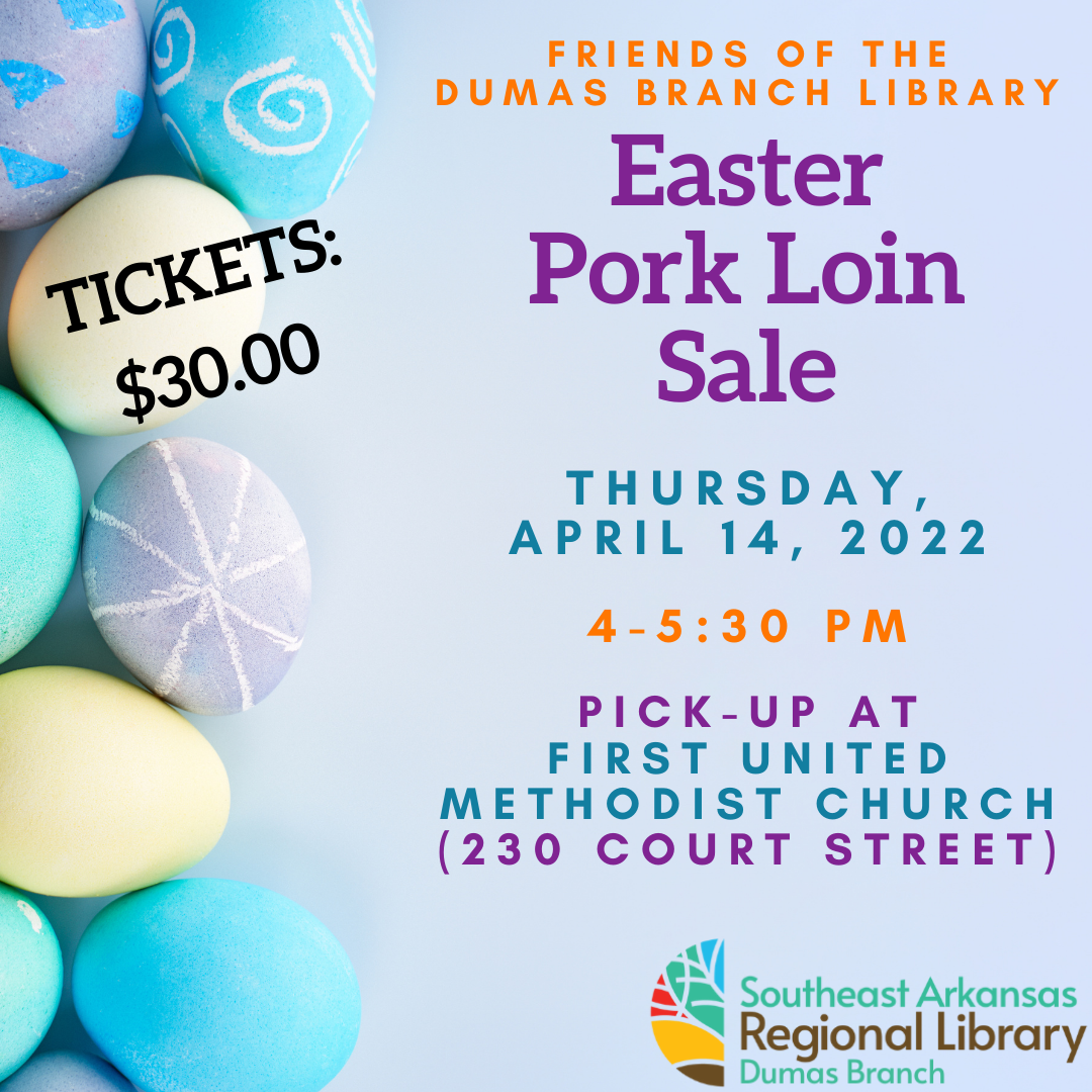 Friends Pork Loin Sale $30 a ticket