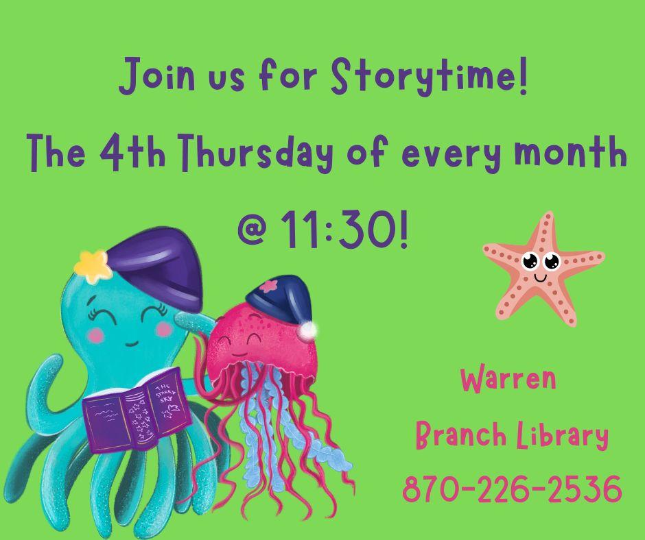 Storytime @ 11:30